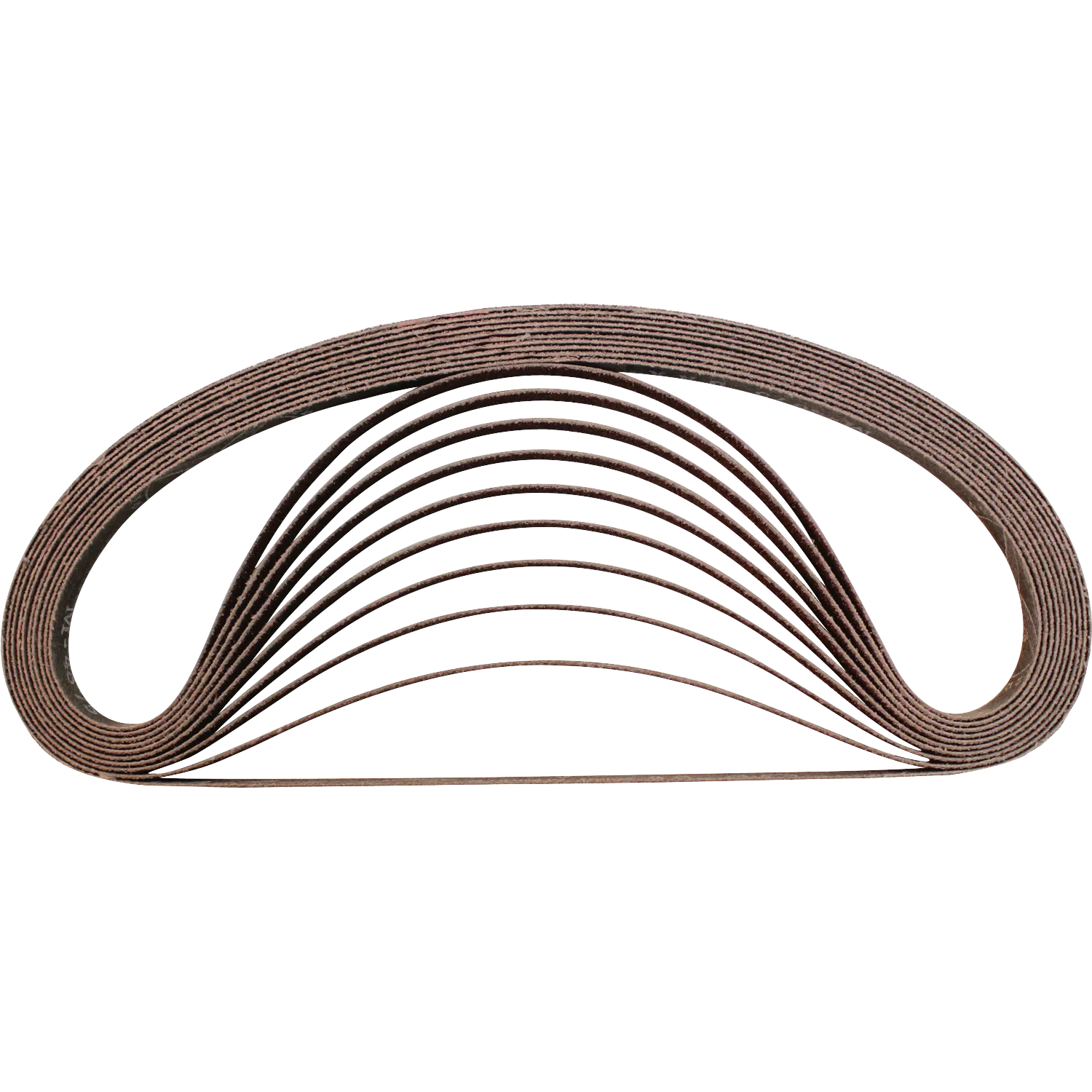 3/8" x 21" Abrasive Belt, 80 Grit, 10/pk