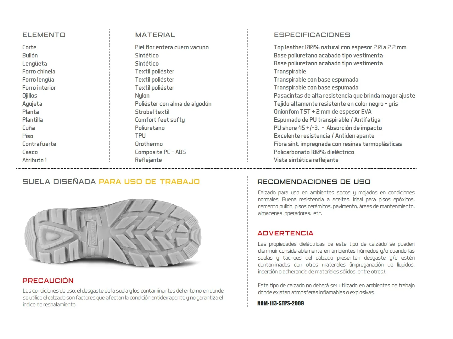 Botas Armada Napa Para Hombre
