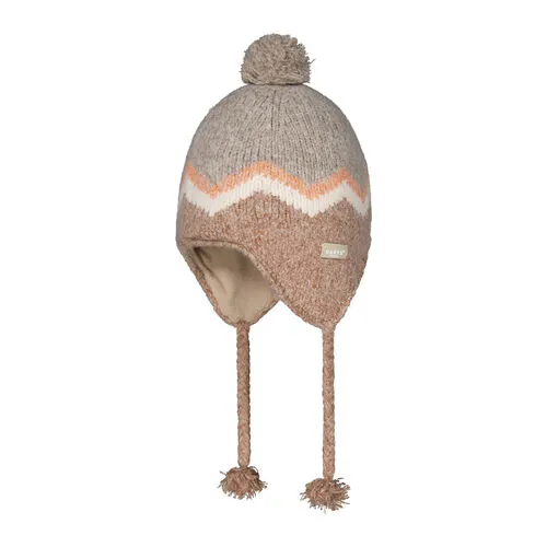 Gorro Con Orejeras Marrón Barts Lotey Inka Rust Cómodo y Cálido