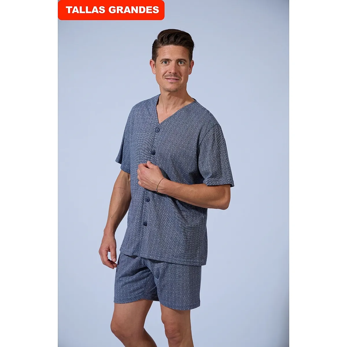 MEN'S OPEN BUTTON PAJAMAS