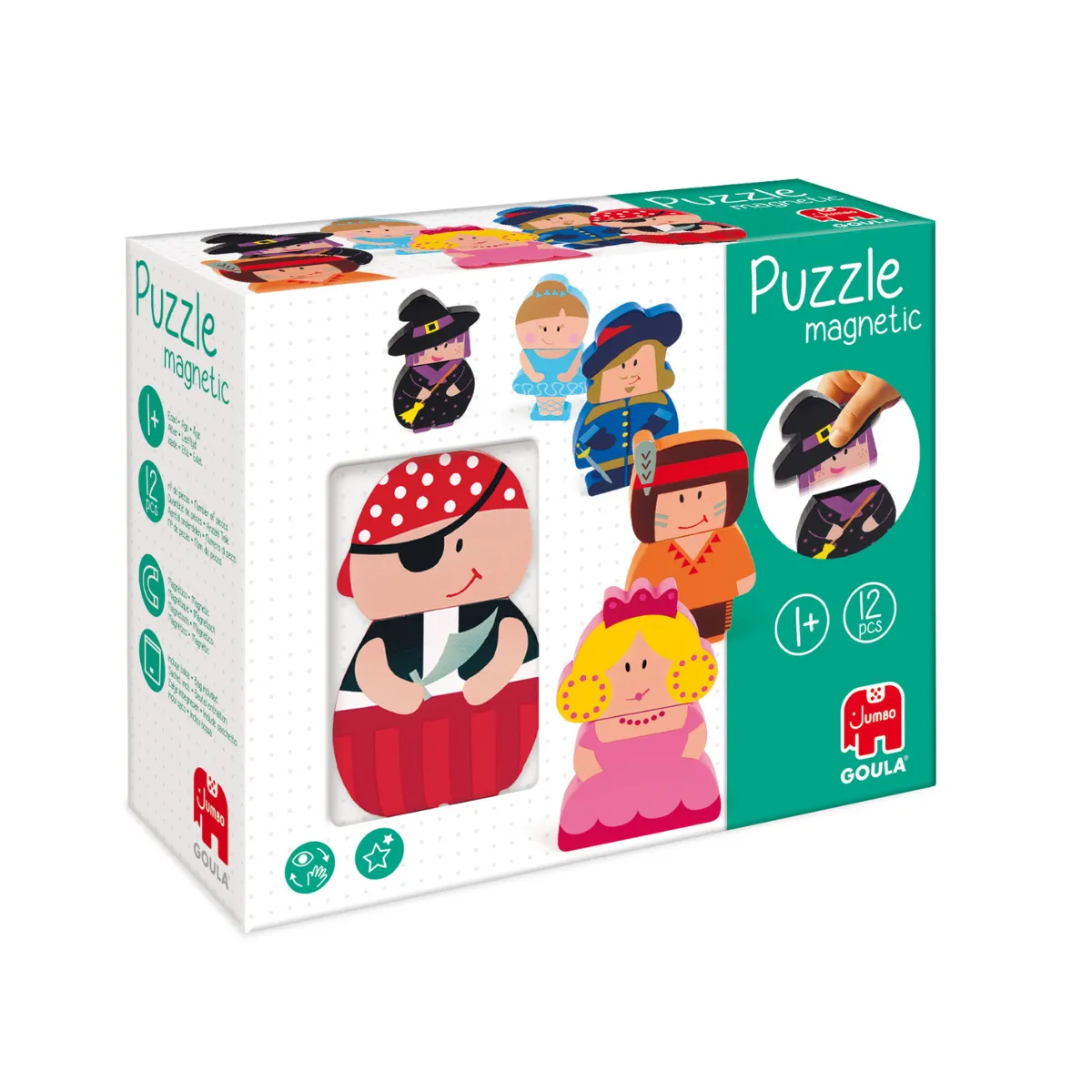 Puzle Magnético Intercambiable Personajes