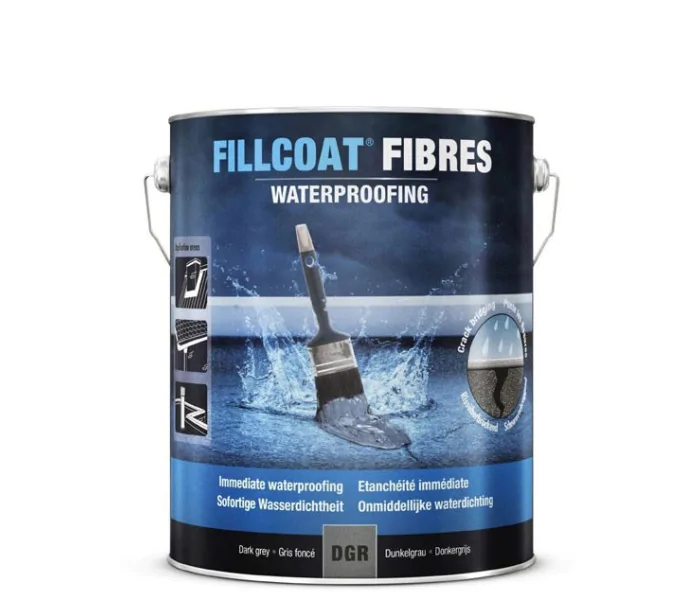 Rust-Oleum Fillcoat Fibras Impermeabilizante con fibras en lata