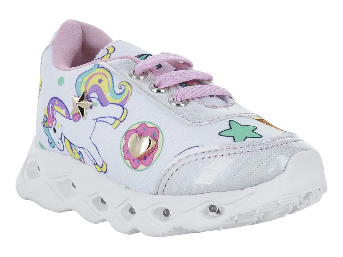 Tenis Overlofd 31 Blanco Para Niña