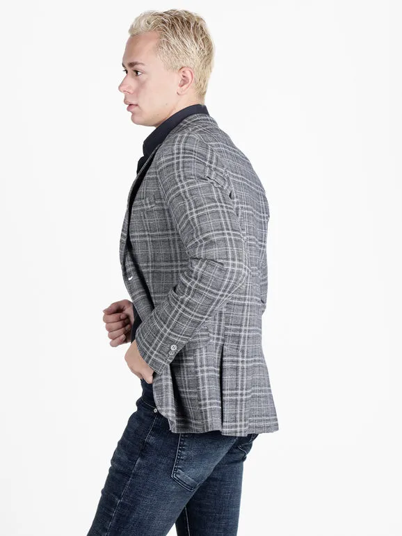 X-Cape Americana clásica de cuadros para hombre.